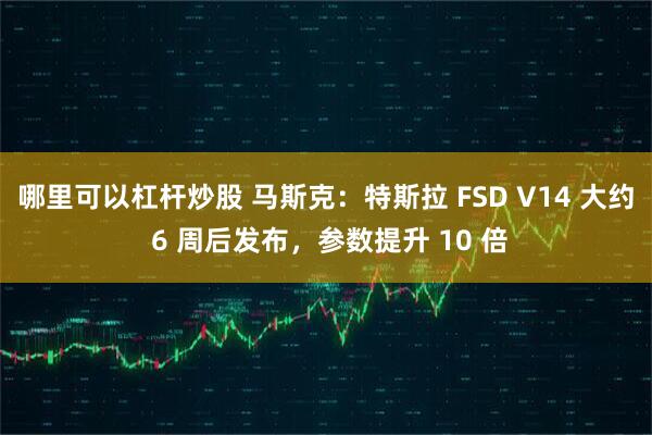 哪里可以杠杆炒股 马斯克：特斯拉 FSD V14 大约 6 周后发布，参数提升 10 倍
